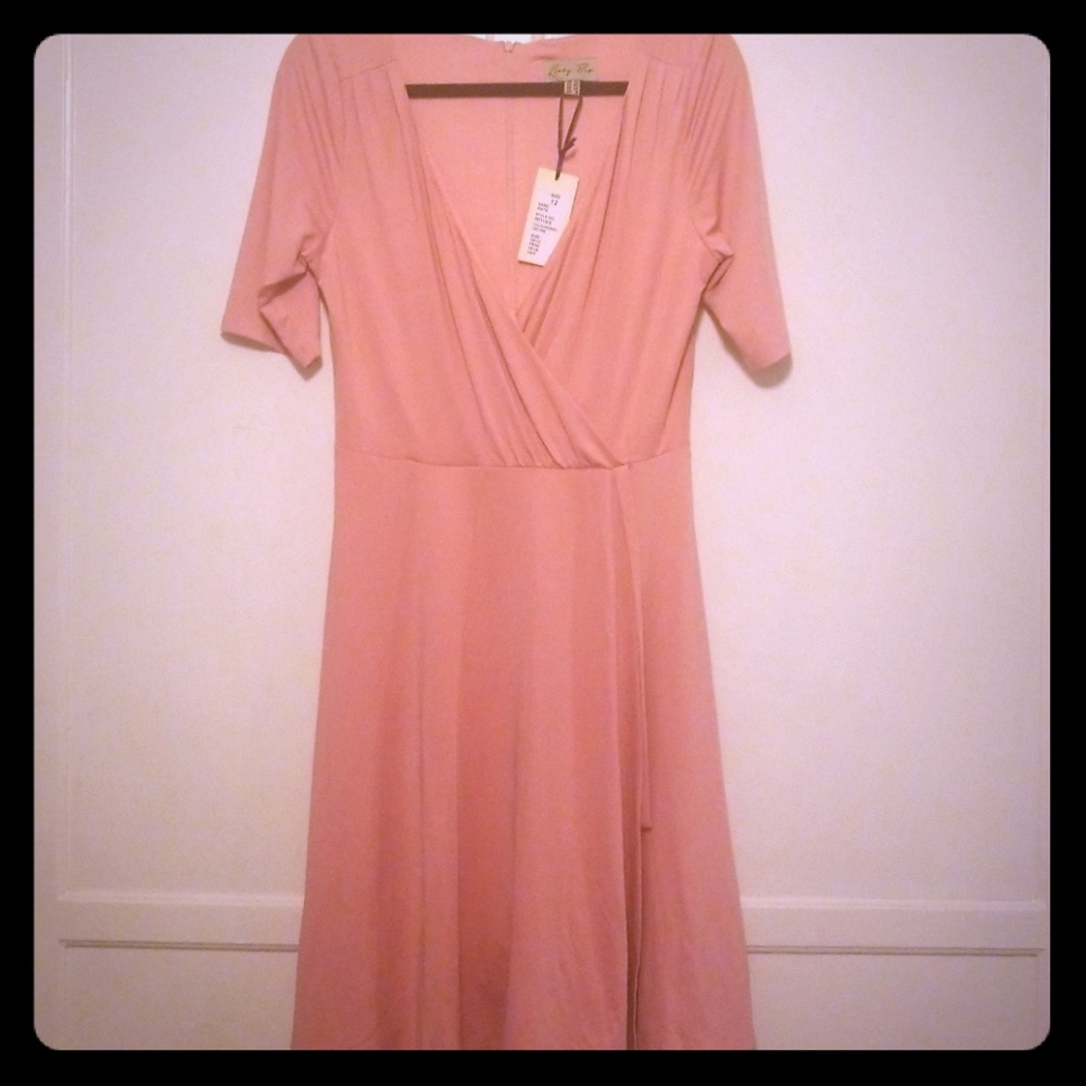 Lindy bop wrap around dress